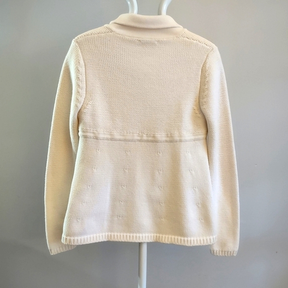 Ba&sh Ivory Cardigan Empire Waist Sweater size 2 - Picture 2 of 12